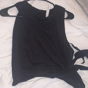 black Lululemon top
